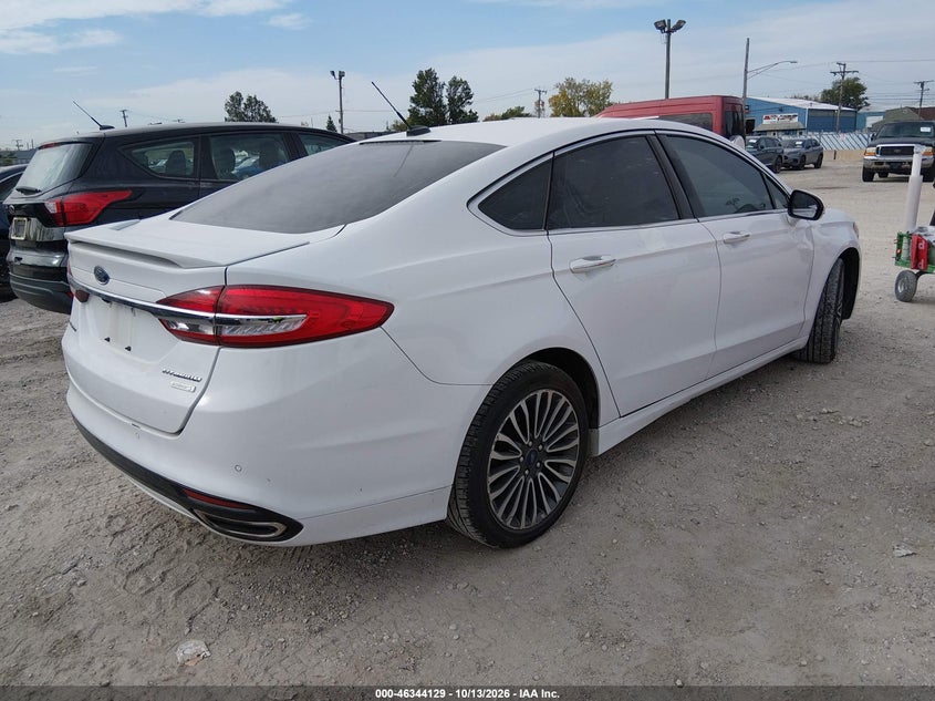 Vin: 3fa6p0k94hr151541, lot: 46844395, ford fusion titanium 20174