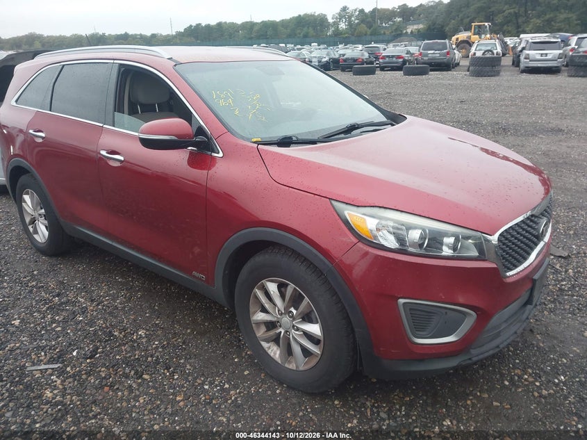 Vin: 5xypgda58hg187764, lot: 46844409, kia sorento 3.3l lx 20171