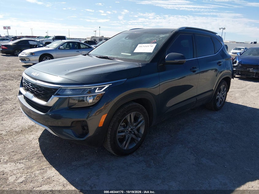 Vin: kndeu2aa7p7431692, lot: 46844436, kia seltos s 20232