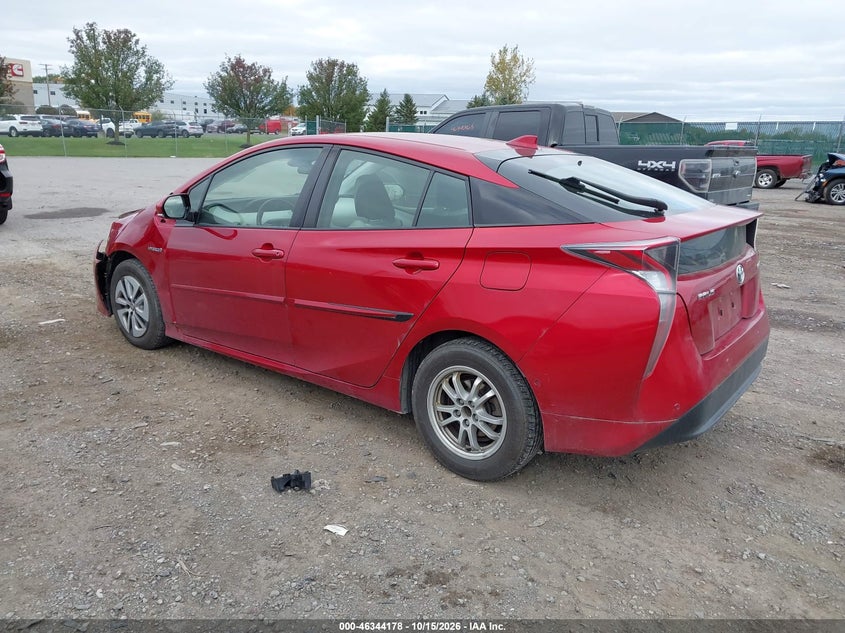 Vin: jtdkarfu0j3554319, lot: 46844444, toyota prius three 20183