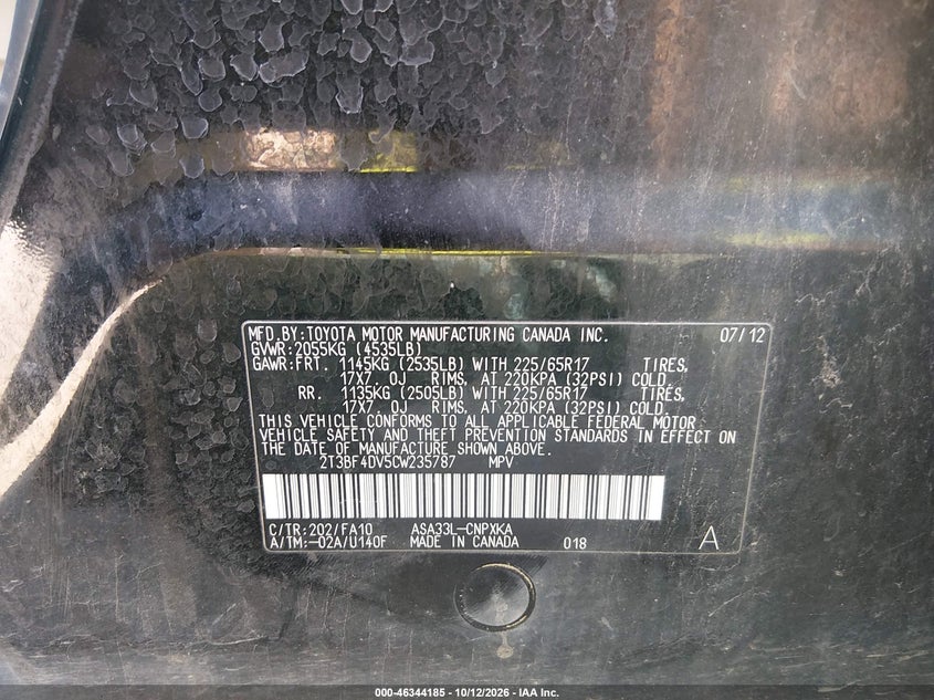 2012 TOYOTA RAV4 · Фото 9