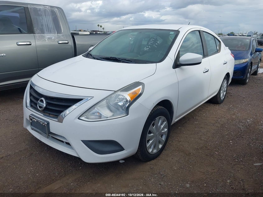Vin: 3n1cn7ap1hl835884, lot: 46844458, nissan versa 1.6 sv 20172
