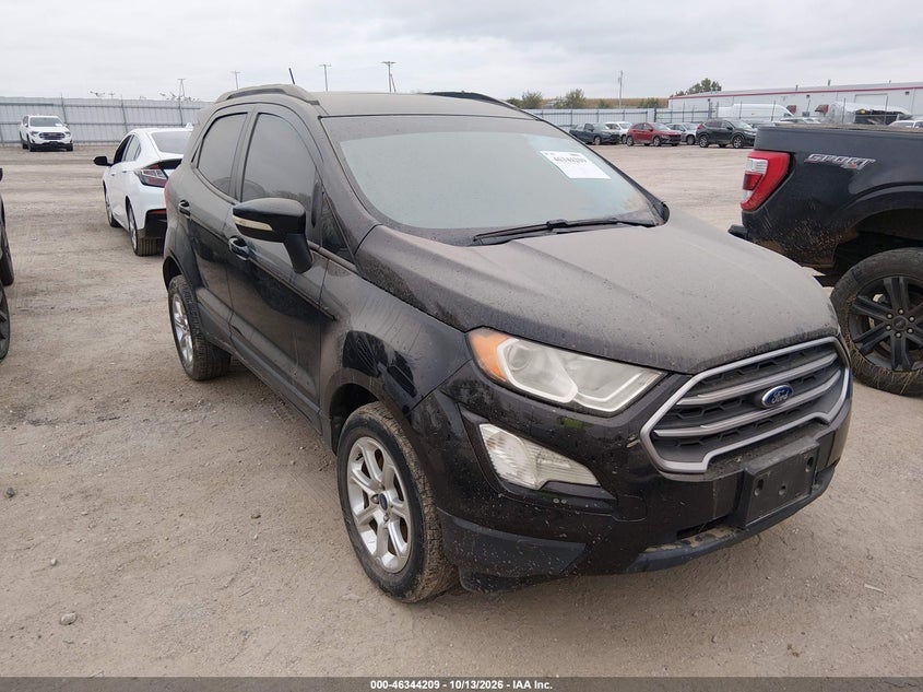 Vin: maj6p1ul9jc168922, lot: 46844475, ford ecosport se 20181