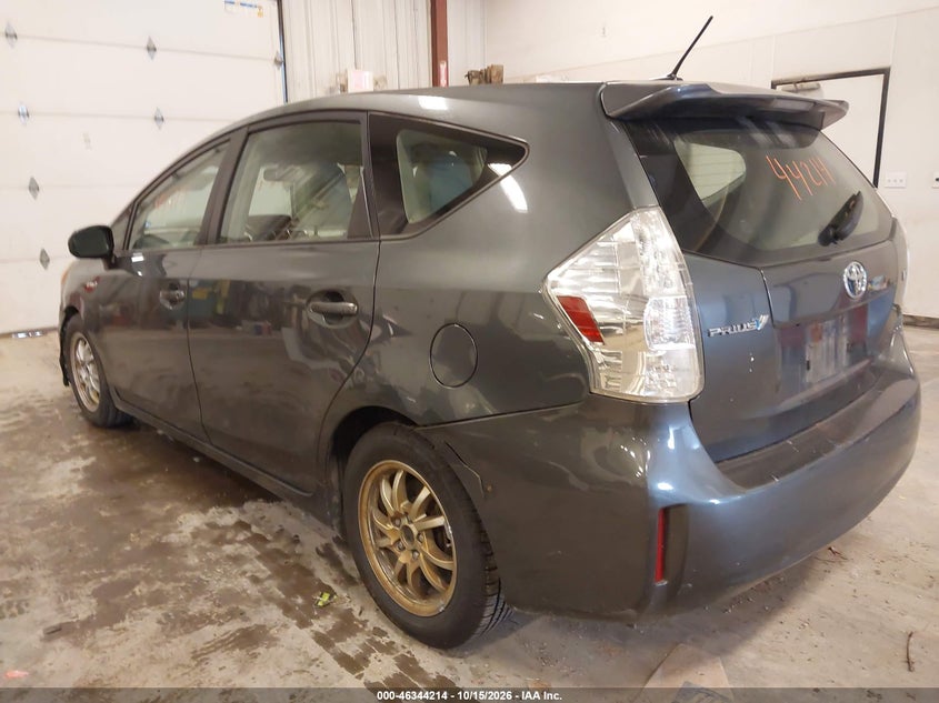 TOYOTA PRIUS V 2012 VIN JTDZN3EU2C3019898