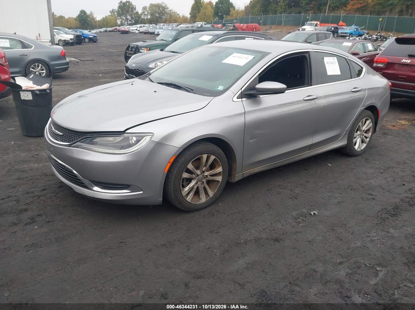 Vin: 1c3cccab0fn659895, lot: 46844497, chrysler 200 limited 20152