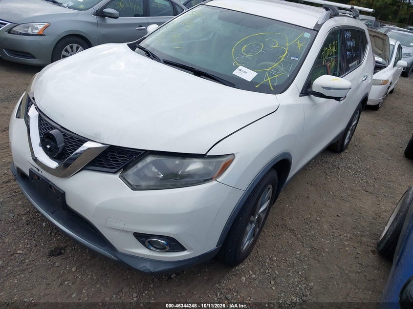 Vin: 5n1at2mv6ec762103, lot: 46844514, nissan rogue sl 20142
