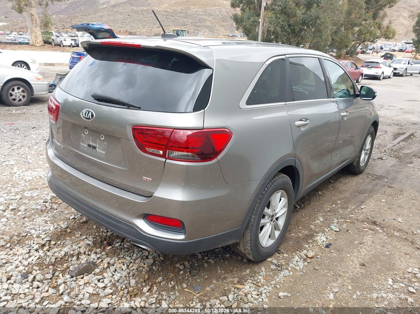 Vin: 5xypg4a37kg536838, lot: 46844555, kia sorento 2.4l lx 20194