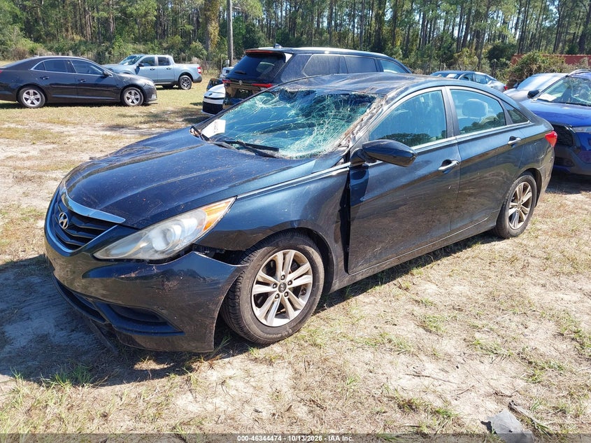 2011 Hyundai Sonata Gls, Стихия, IAAI, VIN 5NPEB4AC1BH007030 — фото 2