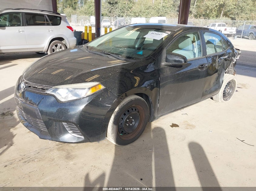 2015 Toyota Corolla Le, Левый бок, IAAI, VIN 5YFBURHE1FP286490 — фото 2