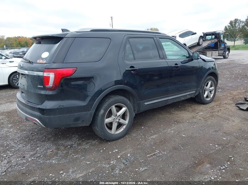 Vin: 1fm5k8d86hgd19321, lot: 46844746, ford explorer xlt 20174