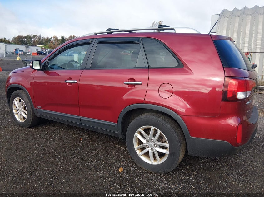 Vin: 5xyktda73eg537711, lot: 46844779, kia sorento lx v6 20143