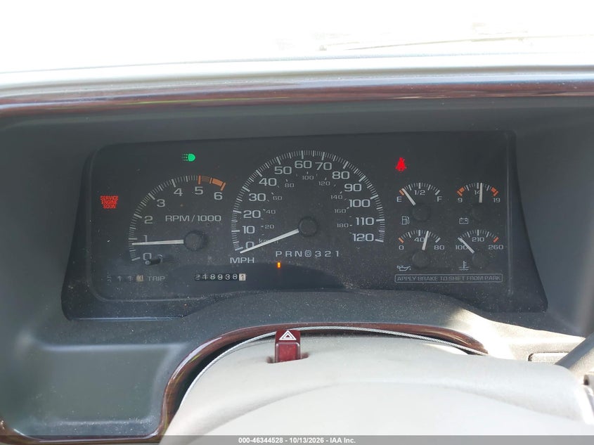 CADILLAC ESCALADE 2000 VIN 1GYEK63R1YR172522
