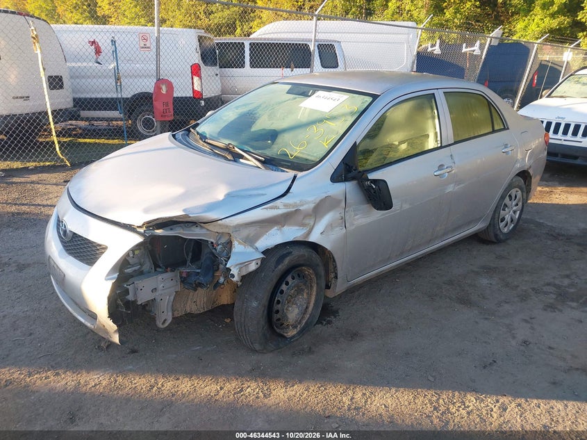 2010 Toyota Corolla Le, Front End, IAAI, VIN 2T1BU4EE6AC526083 — photo 2