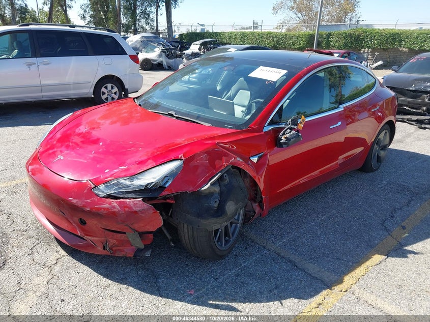 Vin: 5yj3e1eb1lf666143, lot: 46844846, tesla model 3 long range dual motor all-wheel drive 20202