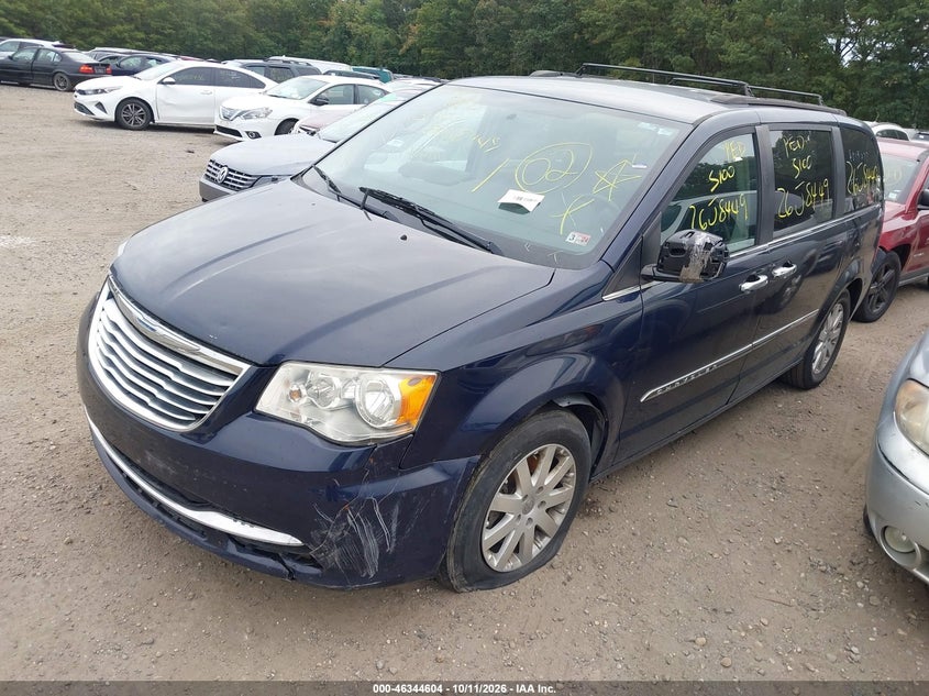 Vin: 2c4rc1bg0fr717656, lot: 46844870, chrysler town & country touring 20152