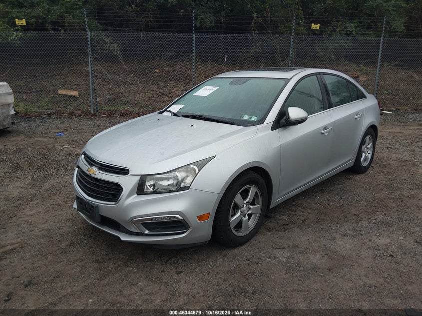2015 Chevrolet Cruze 1Lt Auto, Обычный износ, IAAI, VIN 1G1PC5SB4F7215097 — фото 2