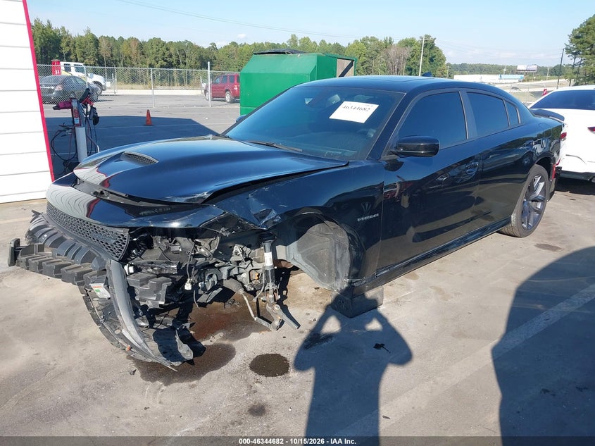 2022 Dodge Charger R/T, Left Front, IAAI, VIN 2C3CDXCT3NH221602 — photo 2