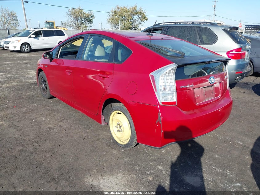 Vin: jtdkn3du7a0151797, lot: 46844972, toyota prius v 20103