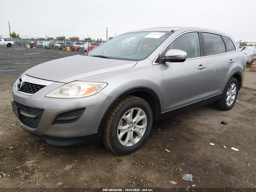 Vin: jm3tb3cv2c0345297, lot: 46845012, mazda cx-9 touring 20122