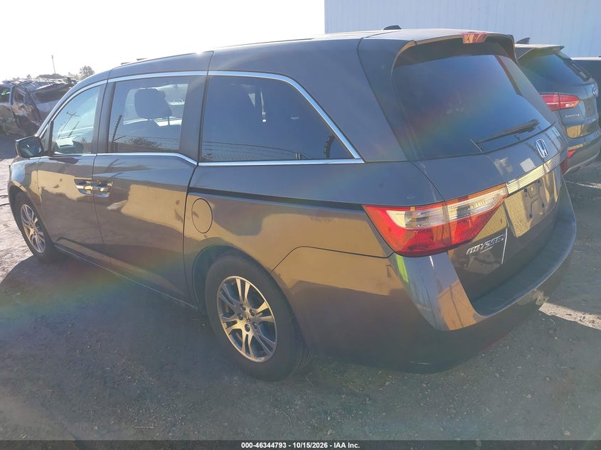 Vin: 5fnrl5h63db023798, lot: 46845059, honda odyssey ex-l 20133