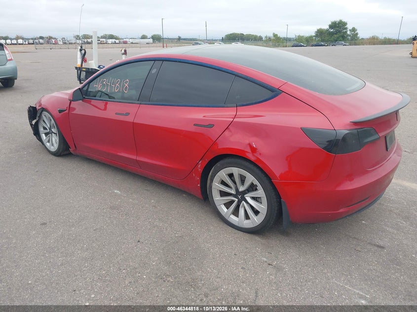 Vin: 5yj3e1ea4pf421589, lot: 46845084, tesla model 3 rear-wheel drive 20233