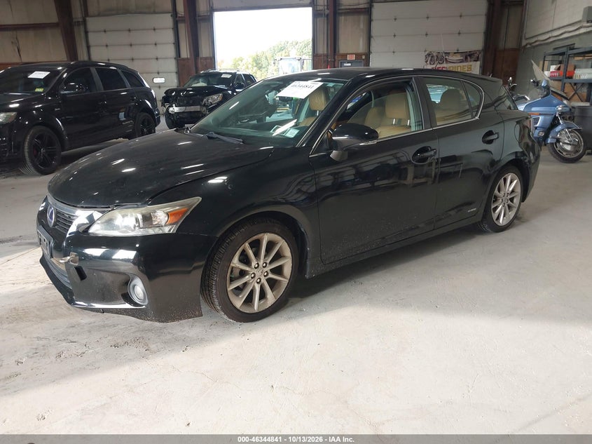 2012 Lexus Ct 200H Premium, Обычный износ, IAAI, VIN JTHKD5BH4C2095490 — фото 2