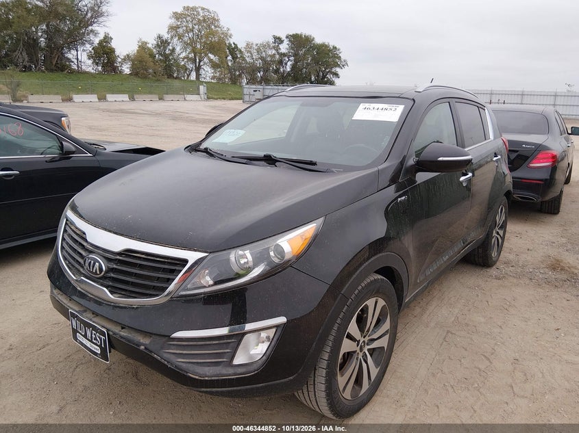 2013 Kia Sportage Ex, Затопление, IAAI, VIN KNDPCCA20D7460988 — фото 2