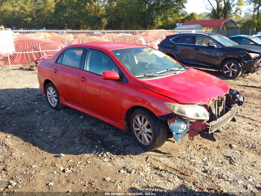 Vin: 2t1bu4ee1ac502533, lot: 46845148, toyota corolla s 2010 img_1