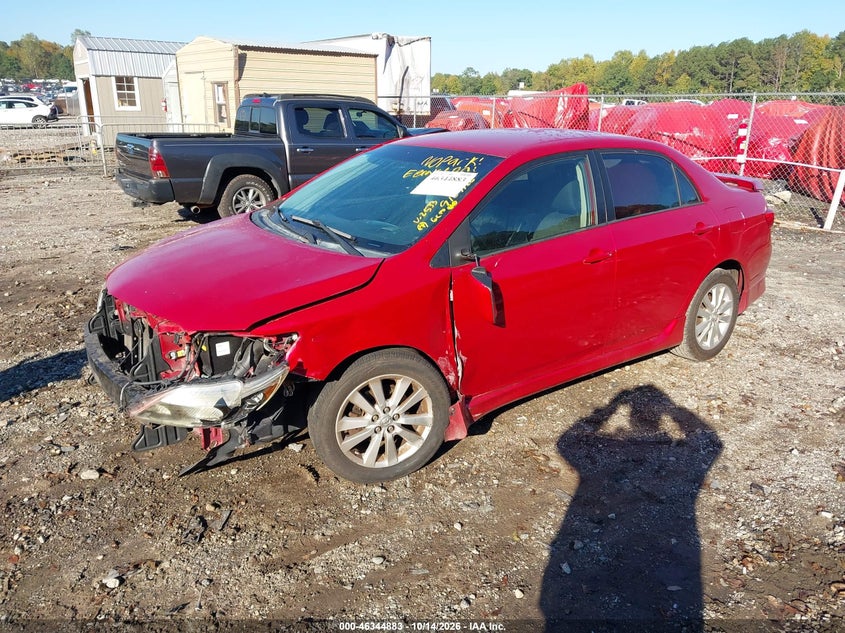 2010 Toyota Corolla S, Невідомо, IAAI, VIN 2T1BU4EE1AC502533 — фото 2