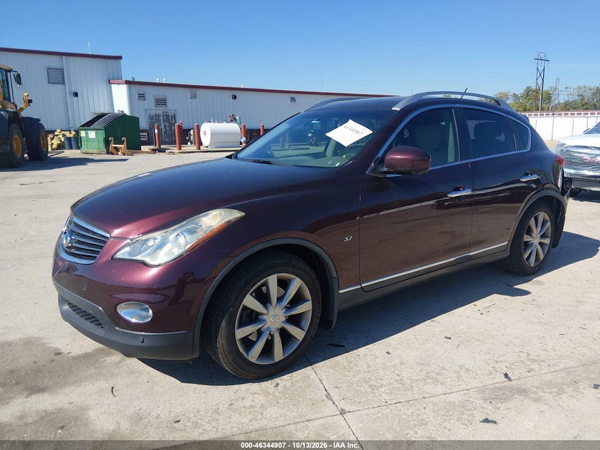 2014 Infiniti Qx50 Journey, Left Rear, IAAI, VIN JN1BJ0HR9EM192773 — photo 2