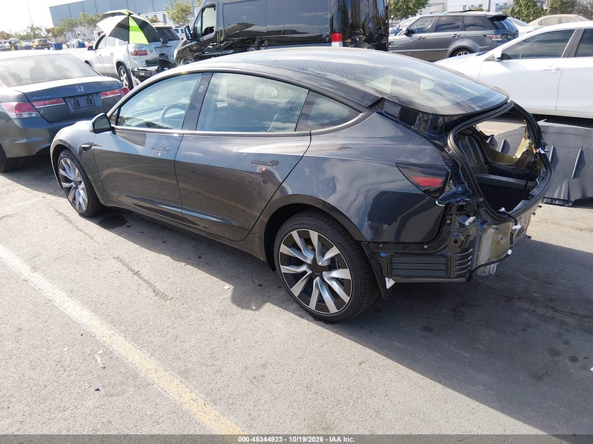 Vin: 5yj3e1ea0tf152985, lot: 46845189, tesla model 3 premium rear-wheel drive/rear-wheel drive 20263