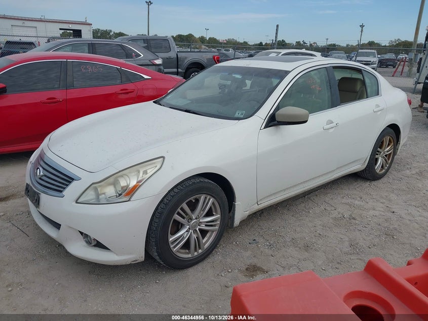 Vin: jn1cv6ar0dm762339, lot: 46845222, infiniti g37x 20132