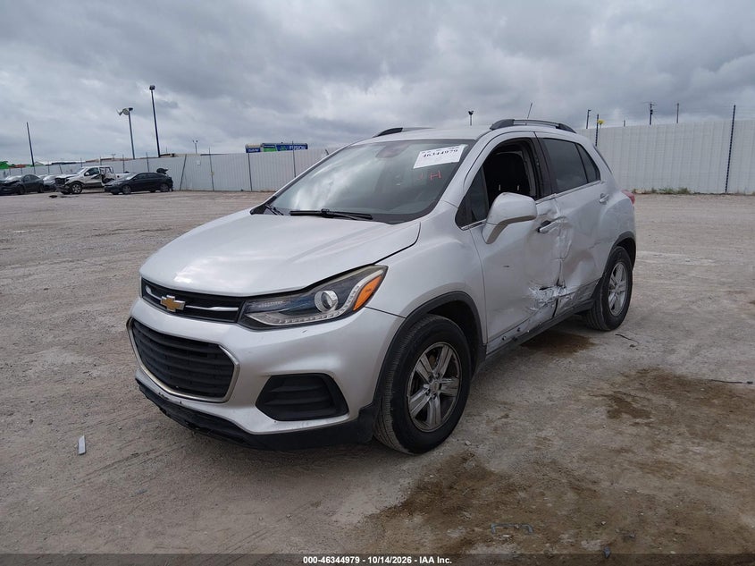 2019 Chevrolet Trax Lt, Неизвестно, IAAI, VIN KL7CJLSB2KB920307 — фото 2
