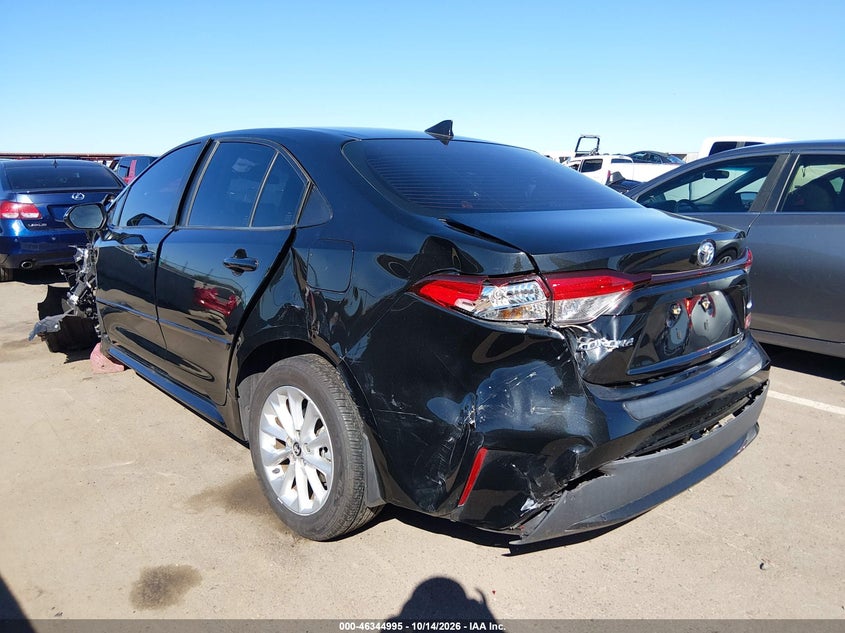 Vin: jtdvpmae6nj215841, lot: 46845261, toyota corolla le 20223