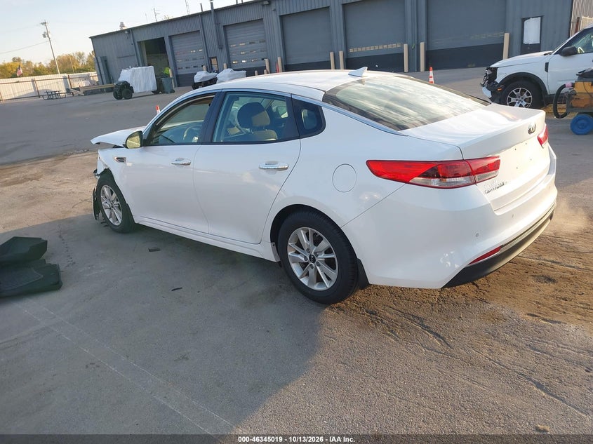Vin: 5xxgt4l38jg211725, lot: 46845285, kia optima lx 20183