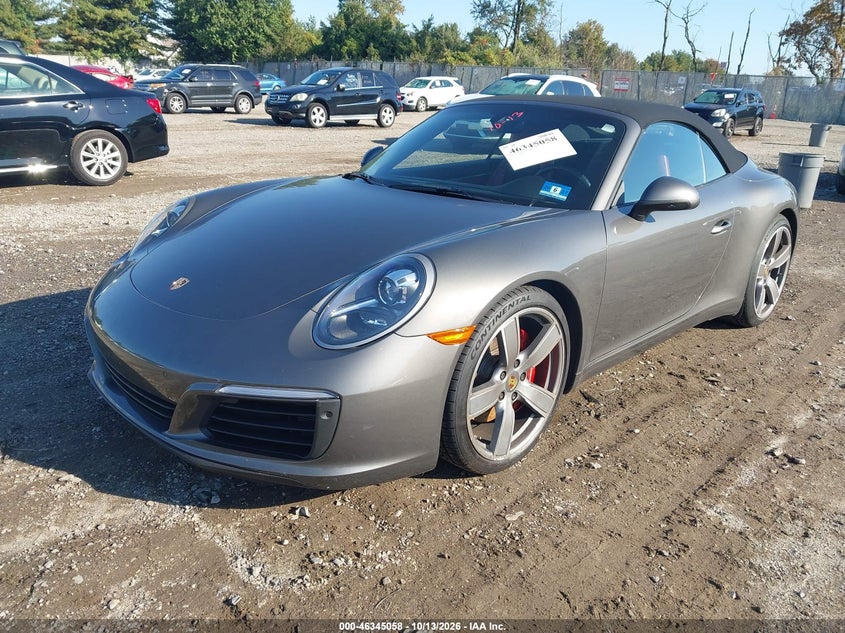 2018 Porsche 911 Carrera S, Затопление, IAAI, VIN WP0CB2A9XJS147674 — фото 2