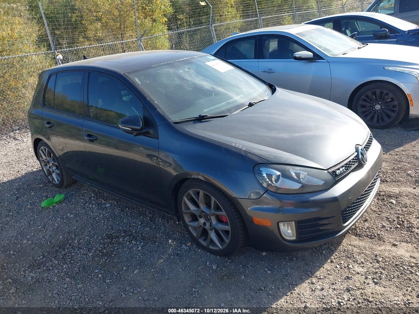 VOLKSWAGEN GTI 2013, VIN WVWGD7AJ3DW133518