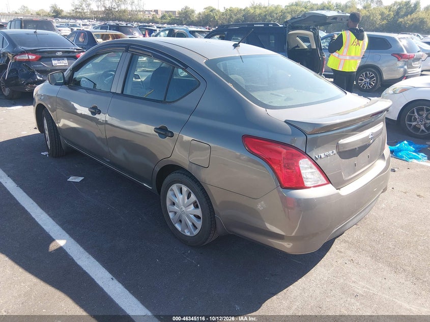 Vin: 3n1cn7ap6hl807868, lot: 46845382, nissan versa 1.6 s+ 20173