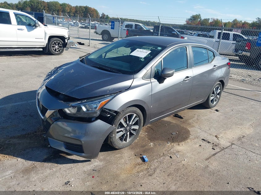 Vin: 3n1cn8ev3ml841355, lot: 46845386, nissan versa sv xtronic cvt 20212