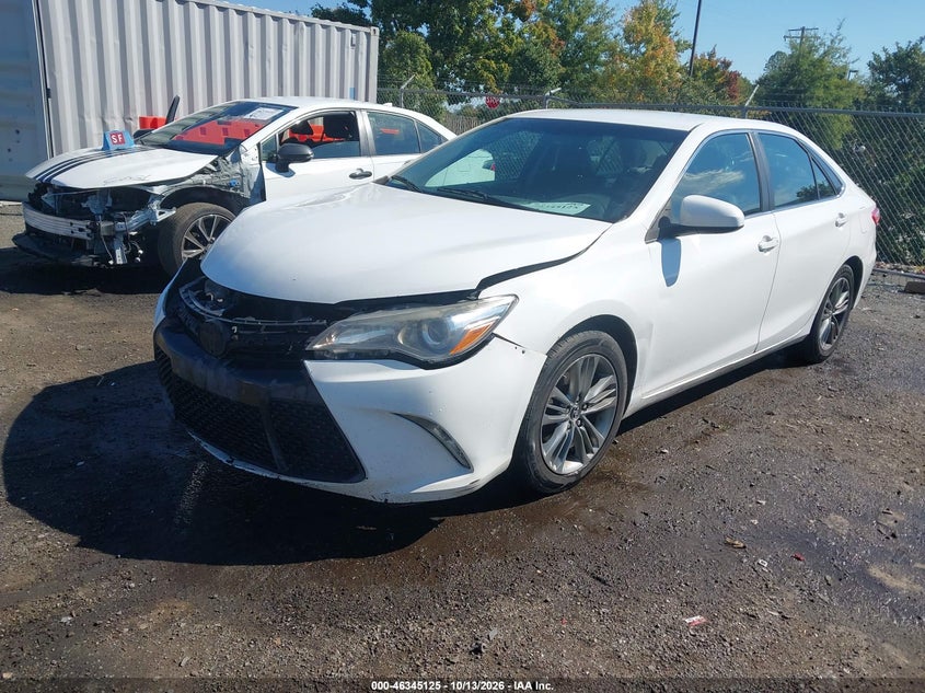 2016 Toyota Camry Se, Right Side, IAAI, VIN 4T1BF1FK2GU157727 — photo 2
