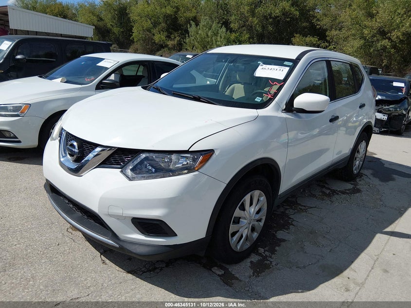 Vin: knmat2mt2gp630082, lot: 46845397, nissan rogue s 20162