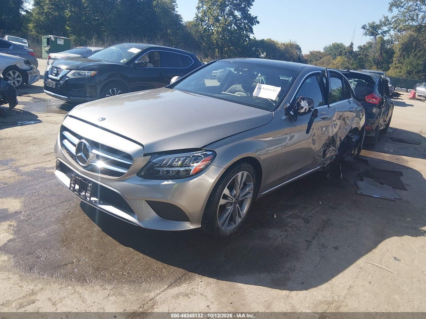 Vin: w1kwf8eb2lr596428, lot: 46845398, mercedes-benz c 300 4matic 20202