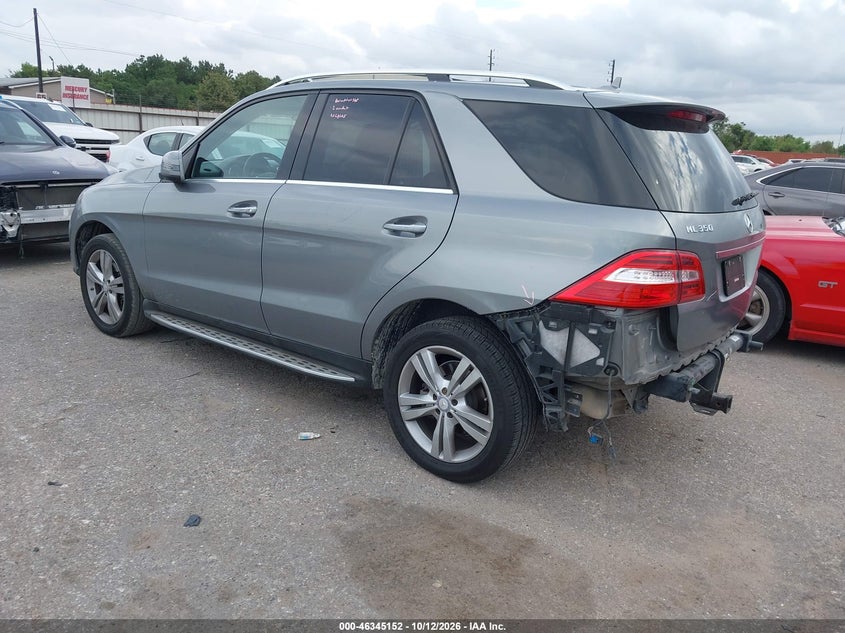 Vin: 4jgda5jb4fa593338, lot: 46845418, mercedes-benz ml 350 20153