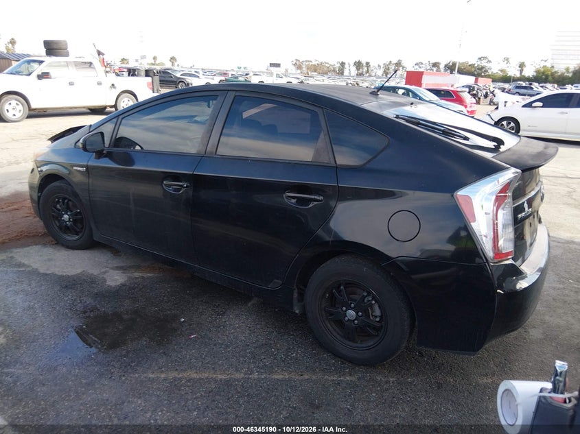 Vin: jtdkn3du4e1737390, lot: 46845456, toyota prius two 20143