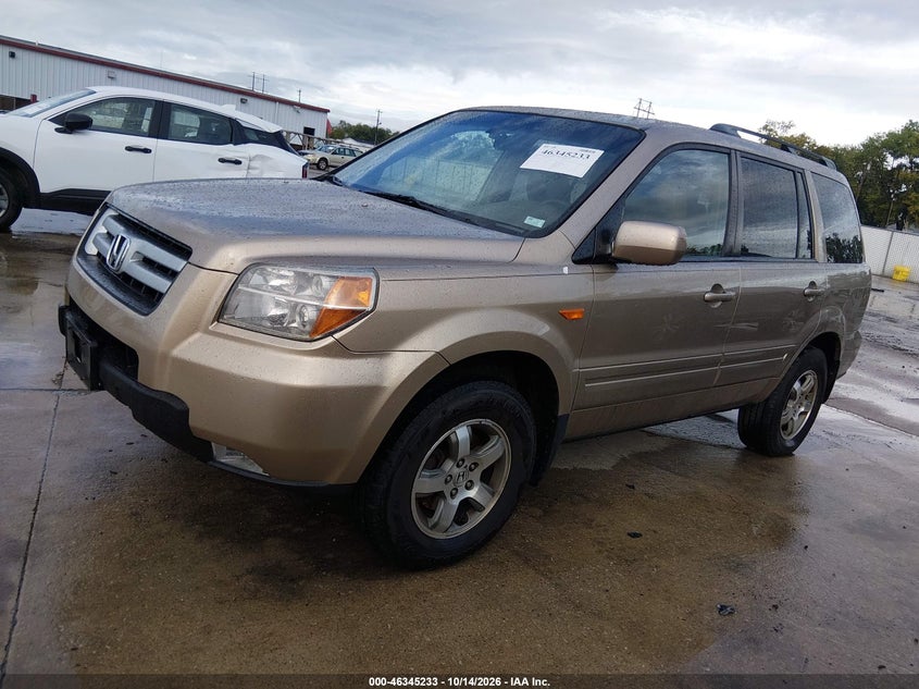 2007 Honda Pilot Exl, Normal Wear & Tear, IAAI, VIN 5FNYF18557B017525 — photo 2