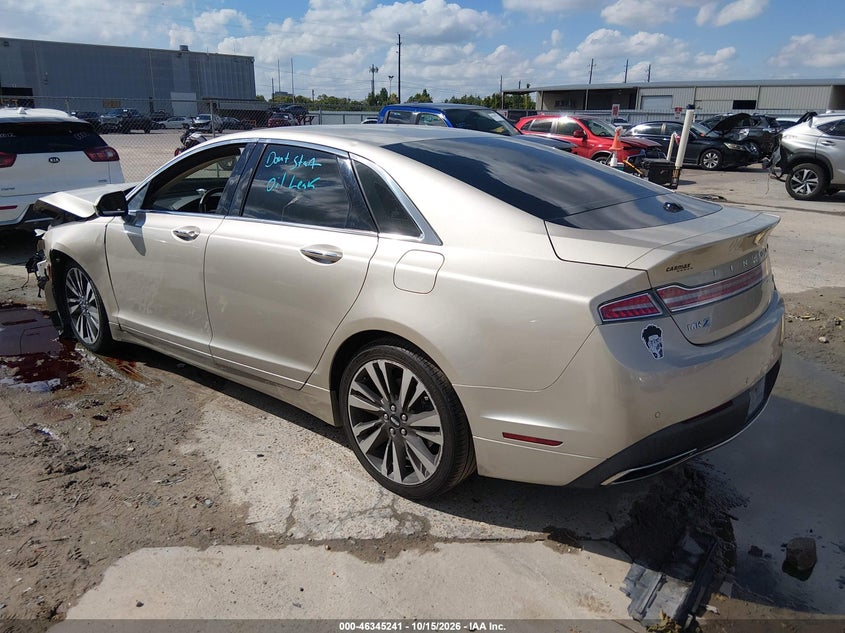 Vin: 3ln6l5e92hr650980, lot: 46845507, lincoln mkz reserve 20173