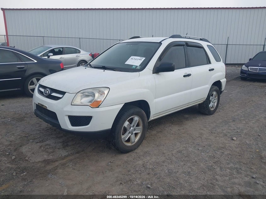Vin: kndkgca33a7733666, lot: 46845565, kia sportage lx v6 20102