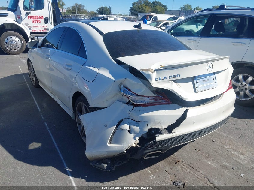 Vin: wddsj4eb9en048040, lot: 46845576, mercedes-benz cla 250 20143