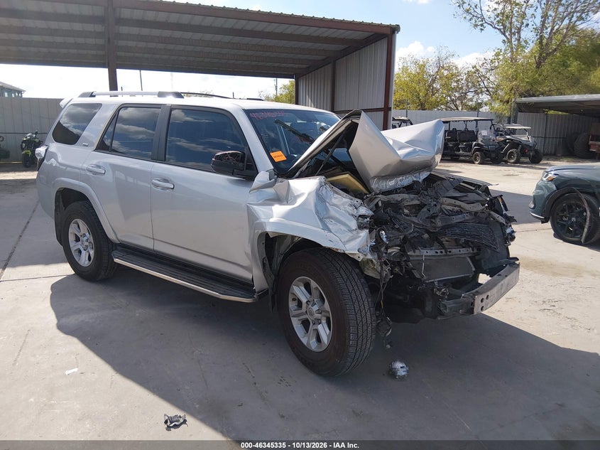 Vin: jtezu5jr8k5200714, lot: 46845601, toyota 4runner sr5 20191