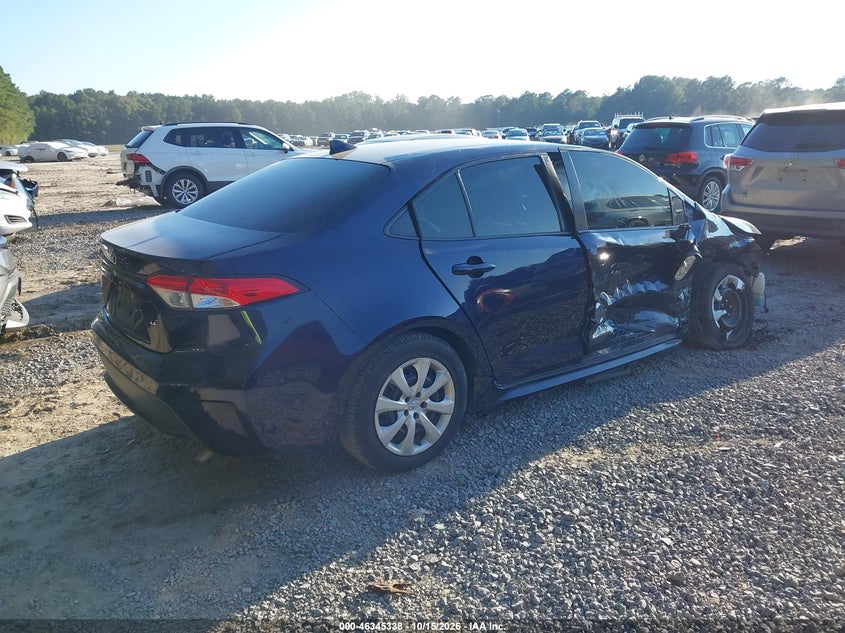 Vin: jtdepraexlj038589, lot: 46845604, toyota corolla le 20204